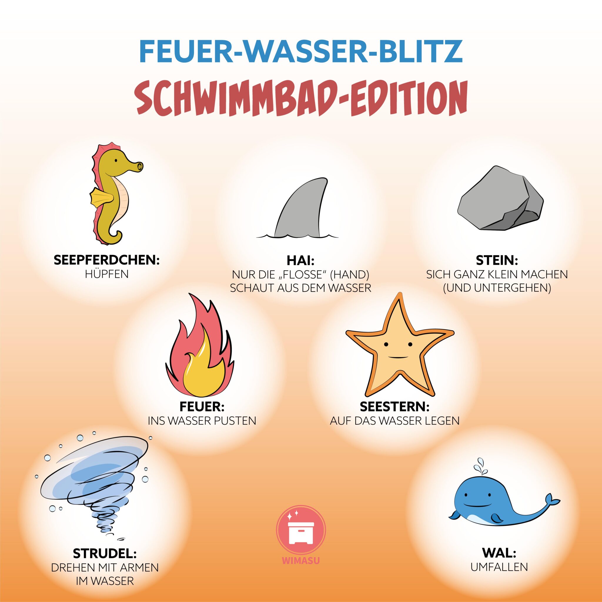 Feuer Wasser Blitz Symbolkarten F R Varianten