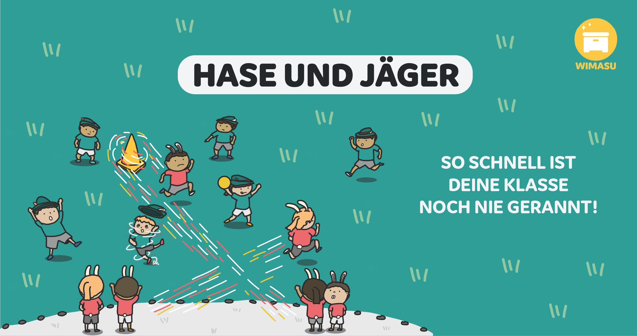 Hase und Jäger