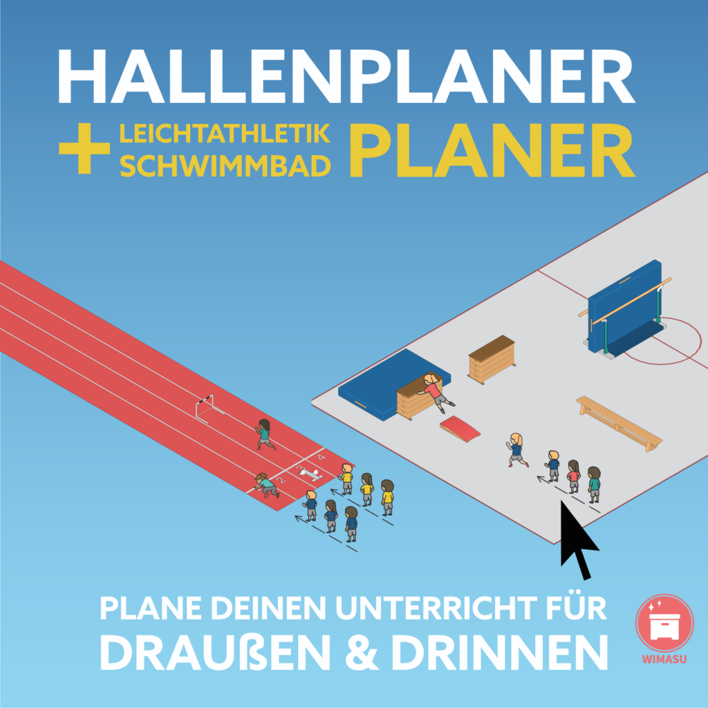 Hallenplaner Sportunterricht Digitaler Aufbauplaner WIMASU