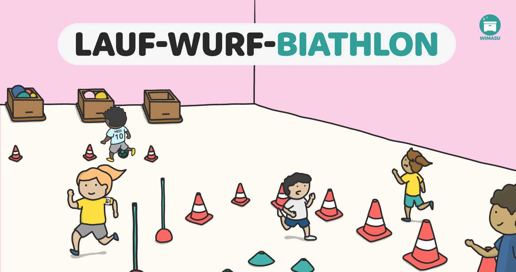 Der Lauf-Wurf-Biathlon im Sportunterricht