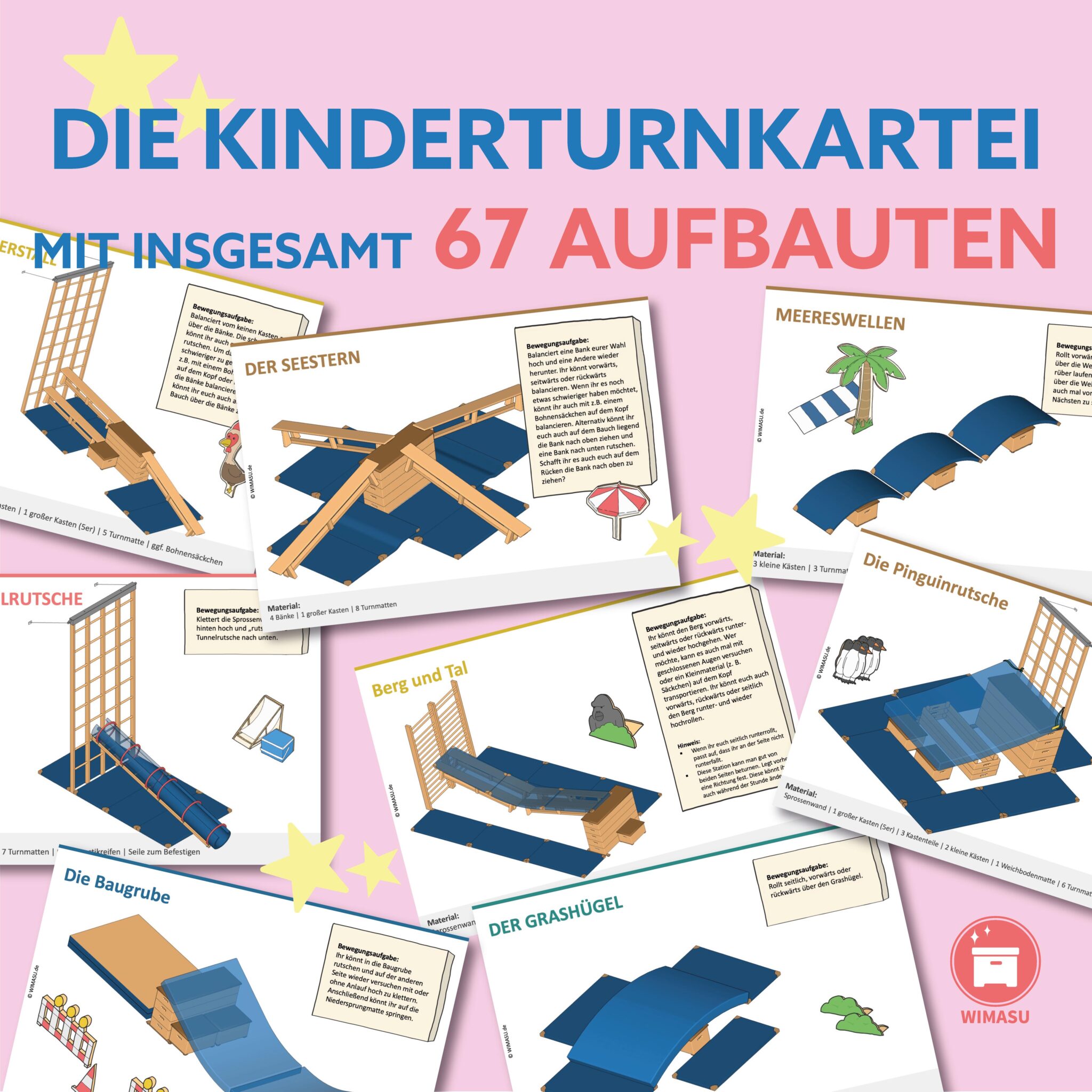 Bewegungslandschaften fürs Kinderturnen in der Grundschule