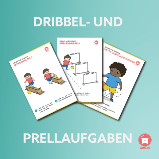 Ballschule Stationskarten Übungen Ballgeoehnung Wimasu Grundschule Sekundarstufe5