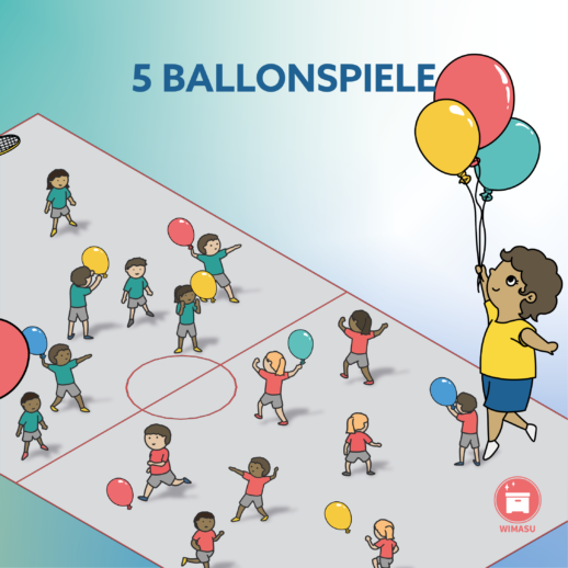 Spiele mit Luftballons - Grafik