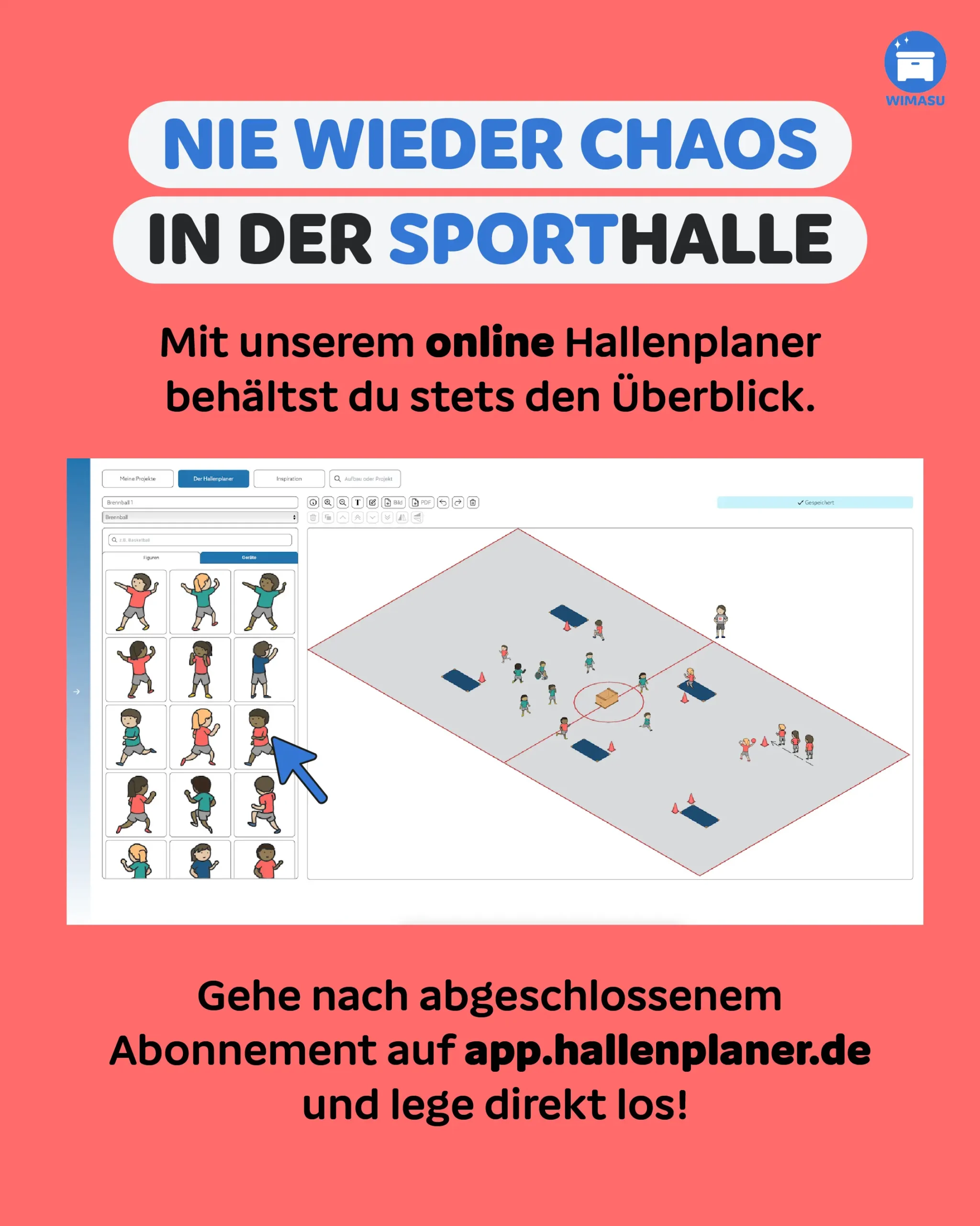 Hallenplaner Onlineversion – Bild 2