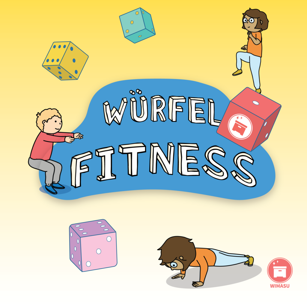 Würfel Fitness für Sportunterricht/ Bewegungspausen (3 Versionen) –  Unterrichtsmaterial im Fach Sport