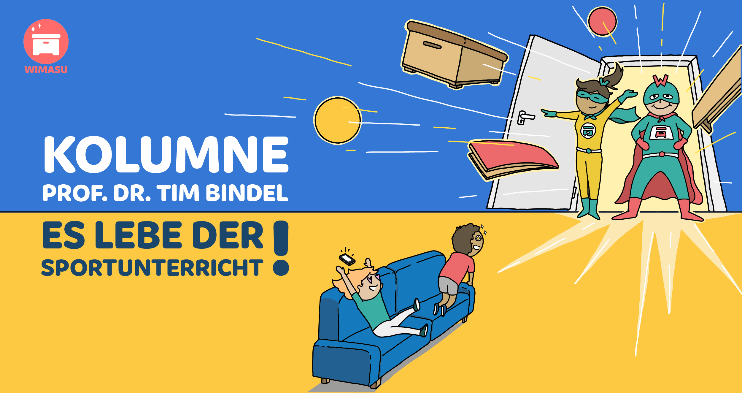 Prof. Tim Bindel – Die Kolumne “Es lebe der Sportunterricht”