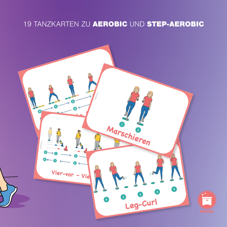 Step Aerobic übungen Mit Bildern Step Aerobic im Sportunterricht | Unterrichtsmaterial | WIMASU