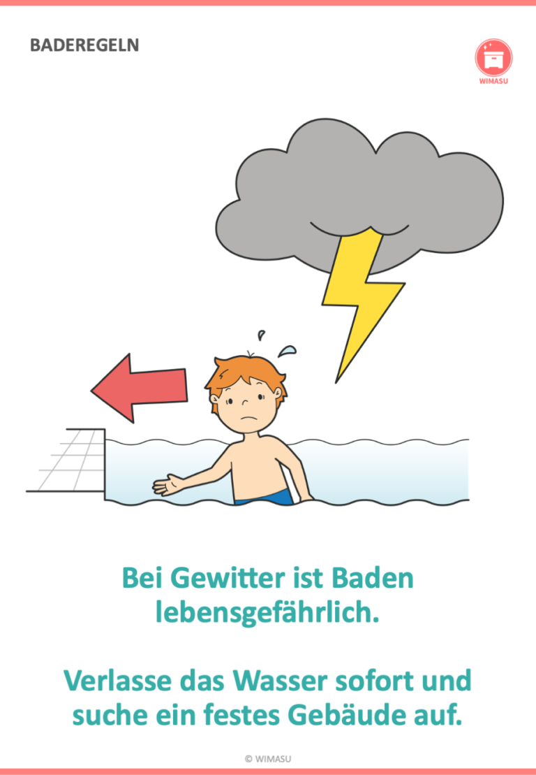 Die offiziellen Baderegeln als Bilder zum Download | Blog | Wimasu