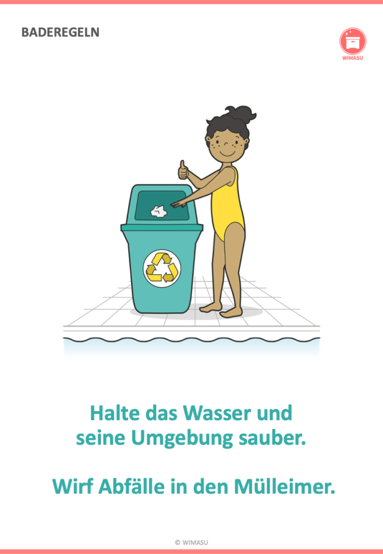 Die offiziellen Baderegeln als Bilder zum Download Blog Wimasu