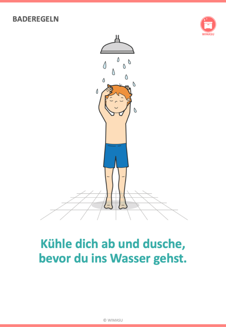 Die offiziellen Baderegeln als Bilder zum Download | Blog | Wimasu