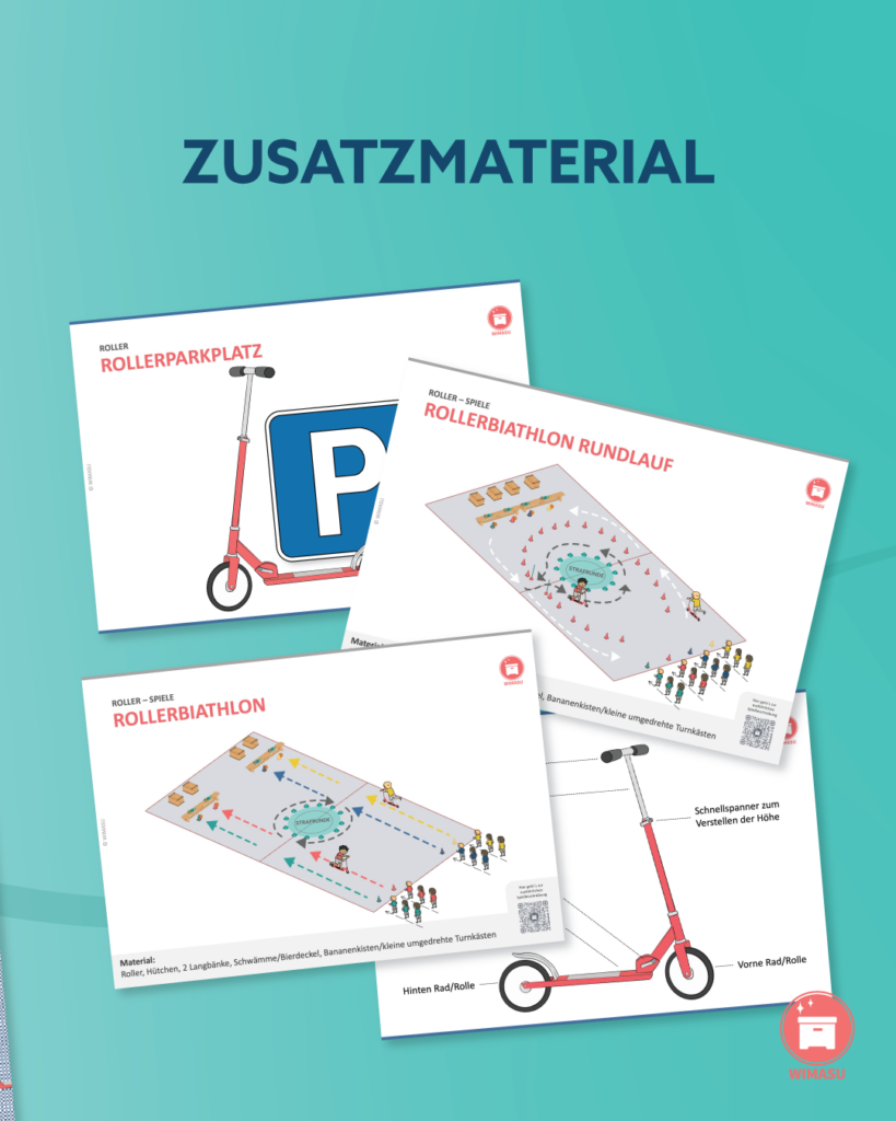 Wie Lange Dürfen 2 Takt Roller Noch Fahren Roller fahren im Sportunterricht | Unterrichtsmaterial | WIMASU