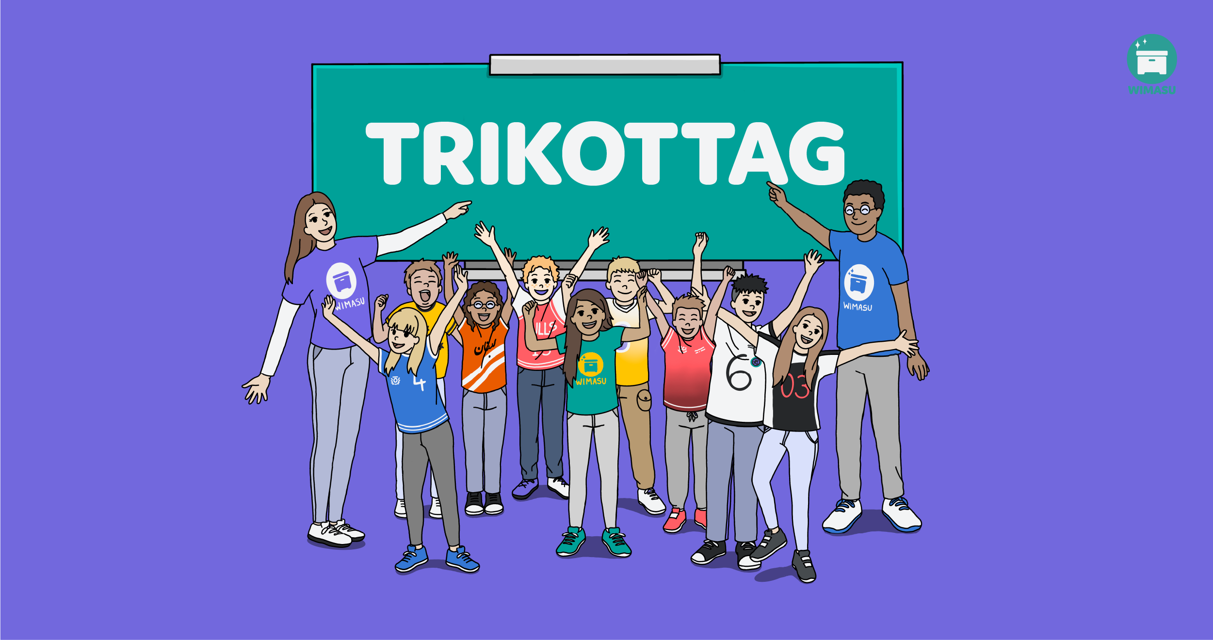 Trikot Tag in der Schule
