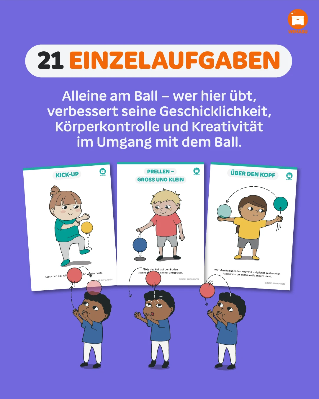 Die Ballschul-Kartei gedruckt - Übungskarten für die Ballschule – Bild 2
