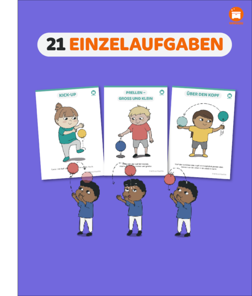Die Ballschul-Kartei gedruckt - Übungskarten für die Ballschule – Bild 3