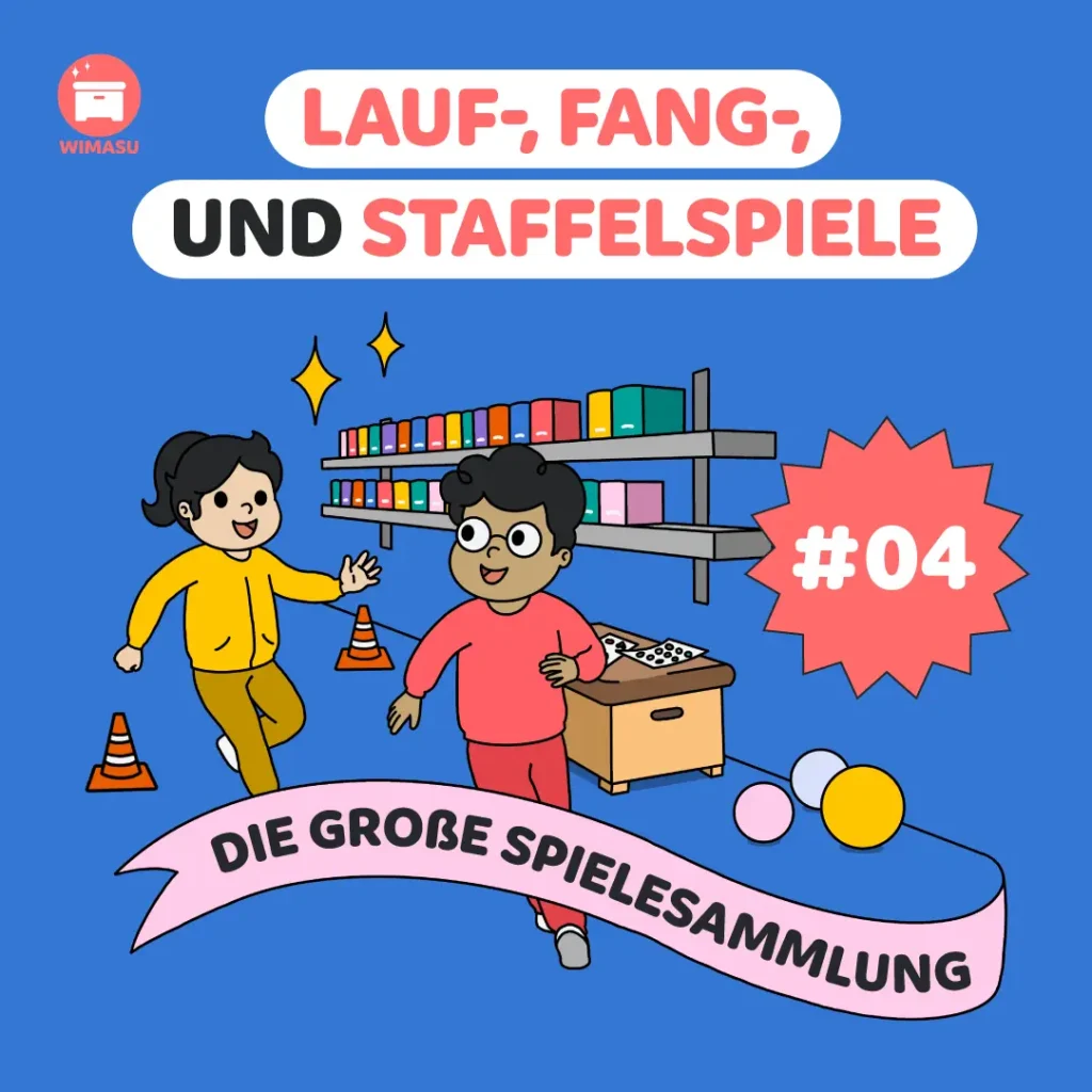 Lauf- und Staffelspiele für den Sportunterricht